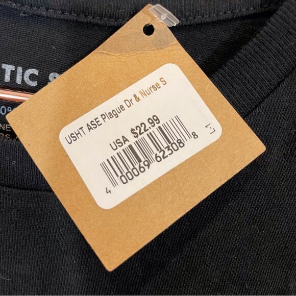 Attic Salt Fatally Yours Plague Doctor Halloween Graphic T-Shirt - Picture 2 of 3